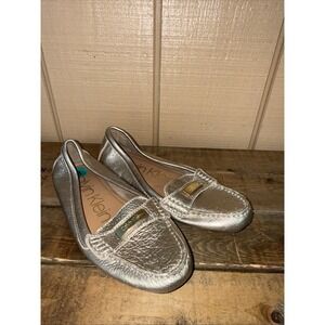 Calvin Klein Women's Metallic Gold Loafers Size 8